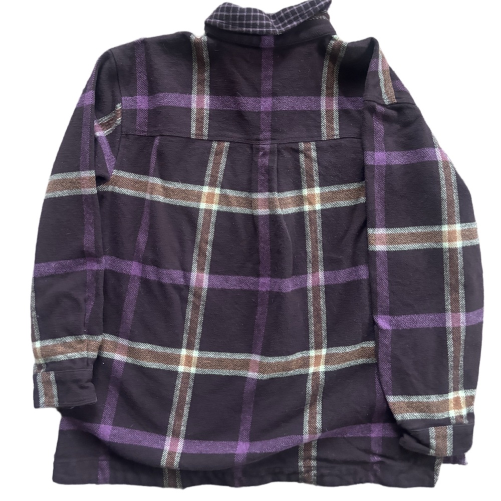 Madewell Rigby Shirt-Jacket in Plaid - purple - medium - Picture 3 of 4